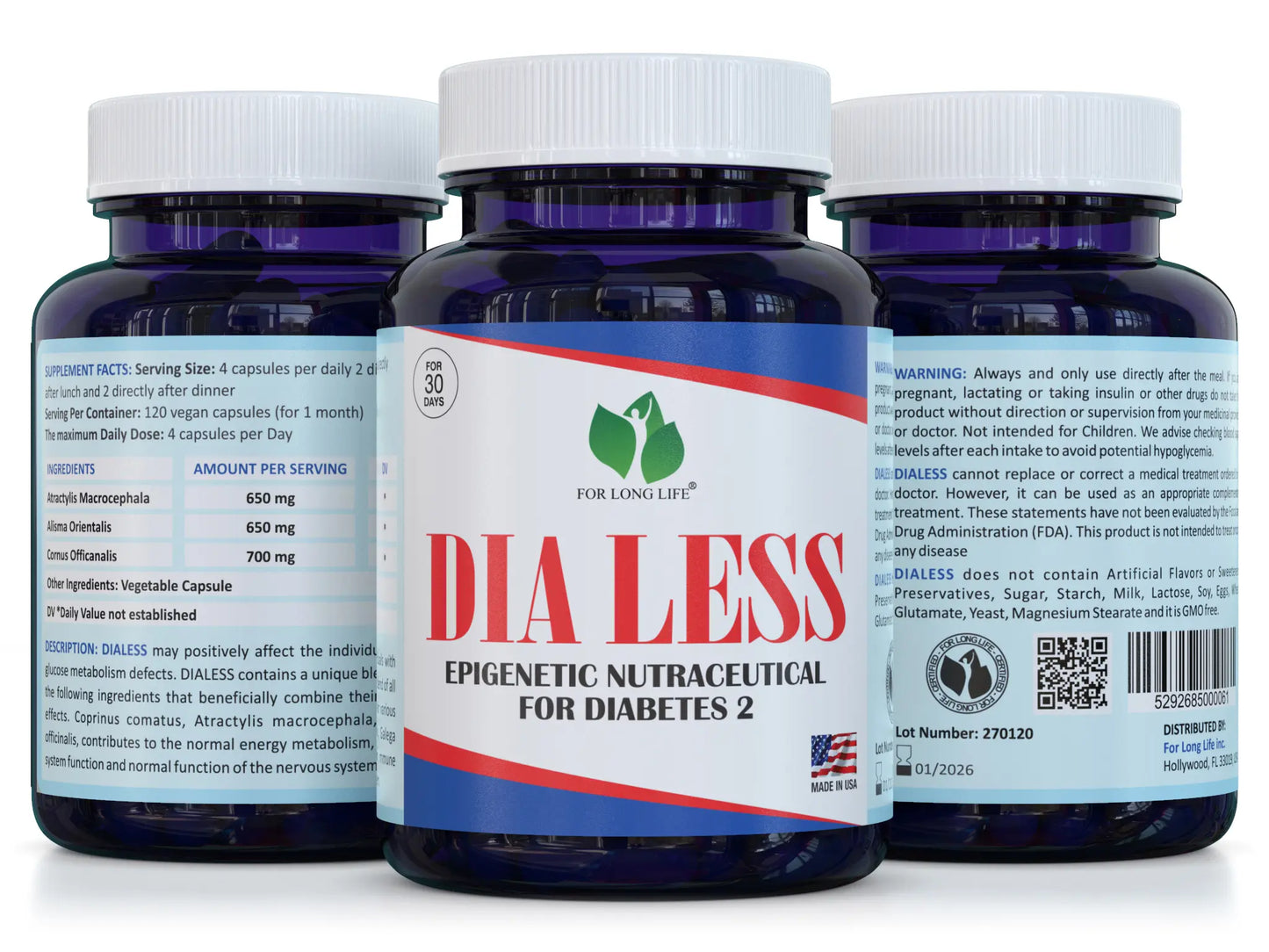 DIALESS 適用於糖尿病2，降低血糖，穩定血糖水平 | 全店，買滿$600免運費(港澳地區) | 【落單後7-14天發貨】